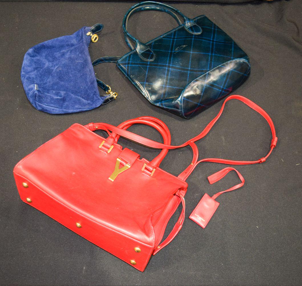 A Saint Laurent leather handbag together with a (1 of 5)