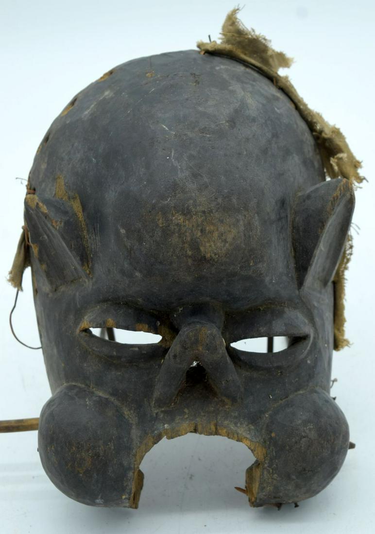 AFRICAN TRIBAL OGONI MASK, NIGERIA.  25cm x 17cm (1 of 4)