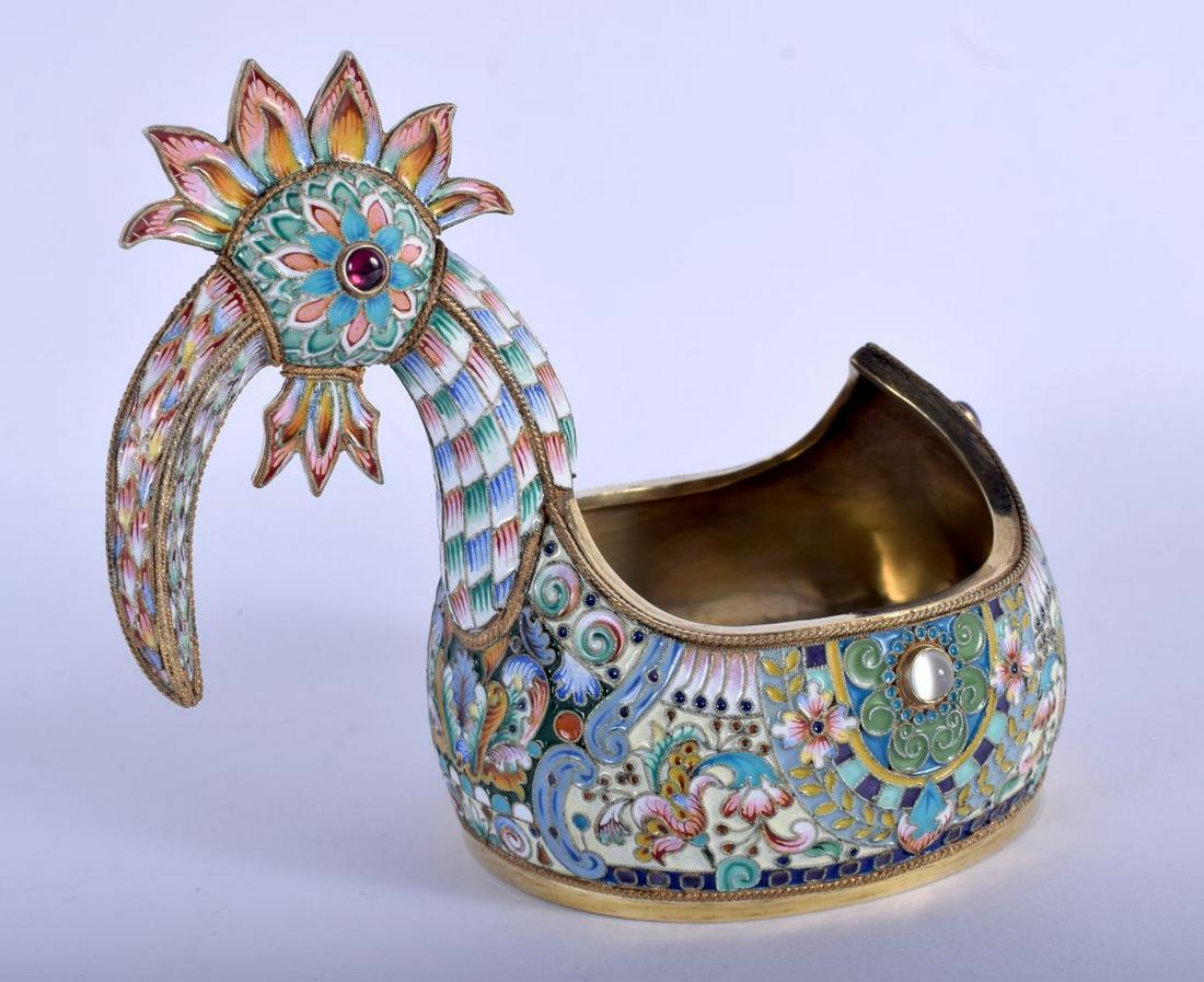 A LARGE CONTINENTAL SILVER AND ENAMEL KOVSCH. 268 (1 of 5)