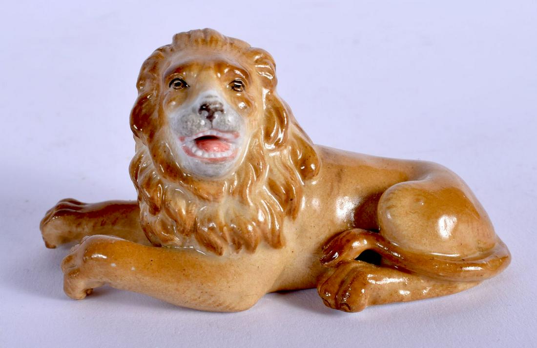 A RARE 19TH CENTURY MEISSEN PORCELAIN FIGURE OF A (1 of 4)