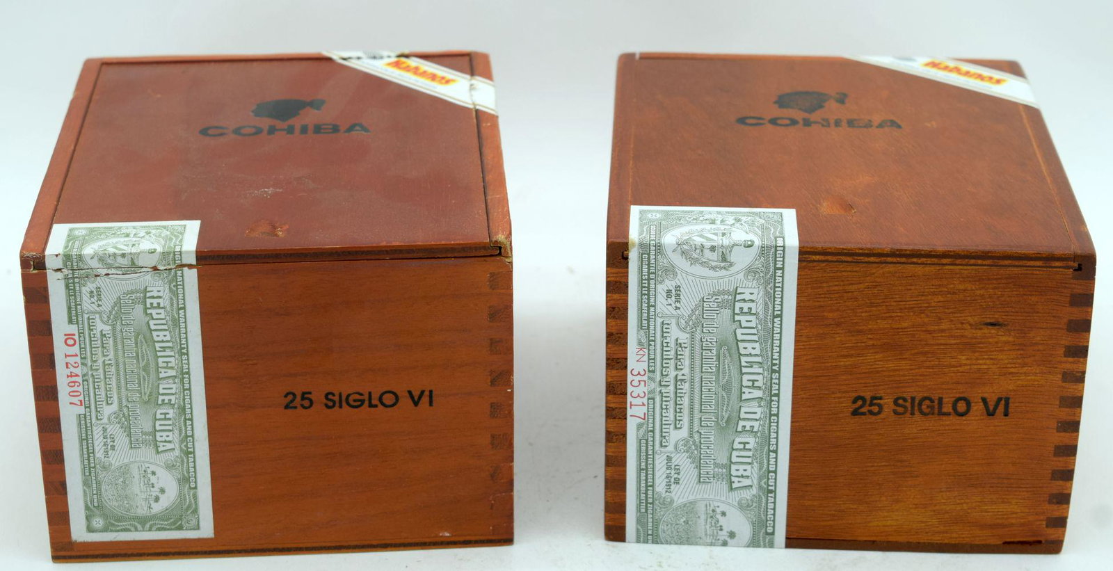 Cohiba boxed Cuban Cigars two boxes one sealed (35).