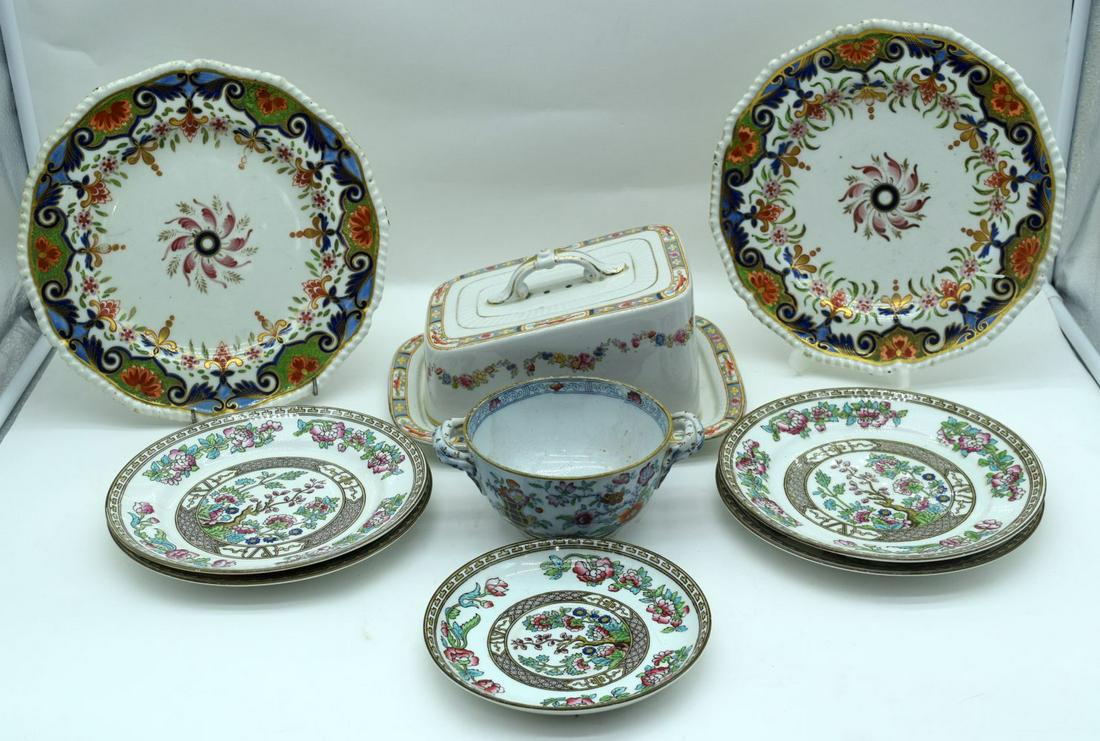 Collection of porcelain plates,dishes, Cheese dish (1 of 5)