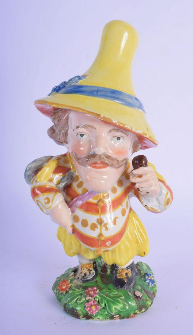 A 19TH CENTURY EUROPEAN FIGURE OF A MANSION DWARF Derby (1 of 3)