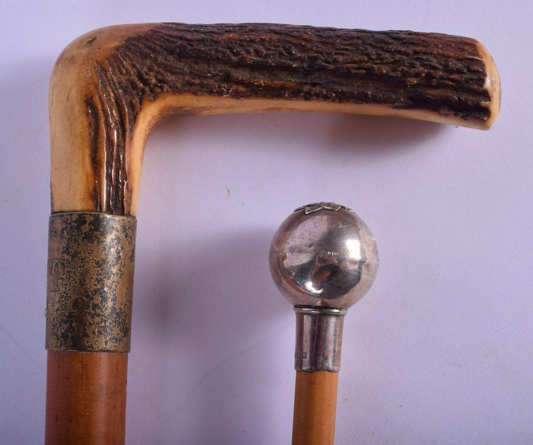 AN ANTIQUE SILVER MOUNTED MILITARY LINCOLNSHIRE (1 of 5)