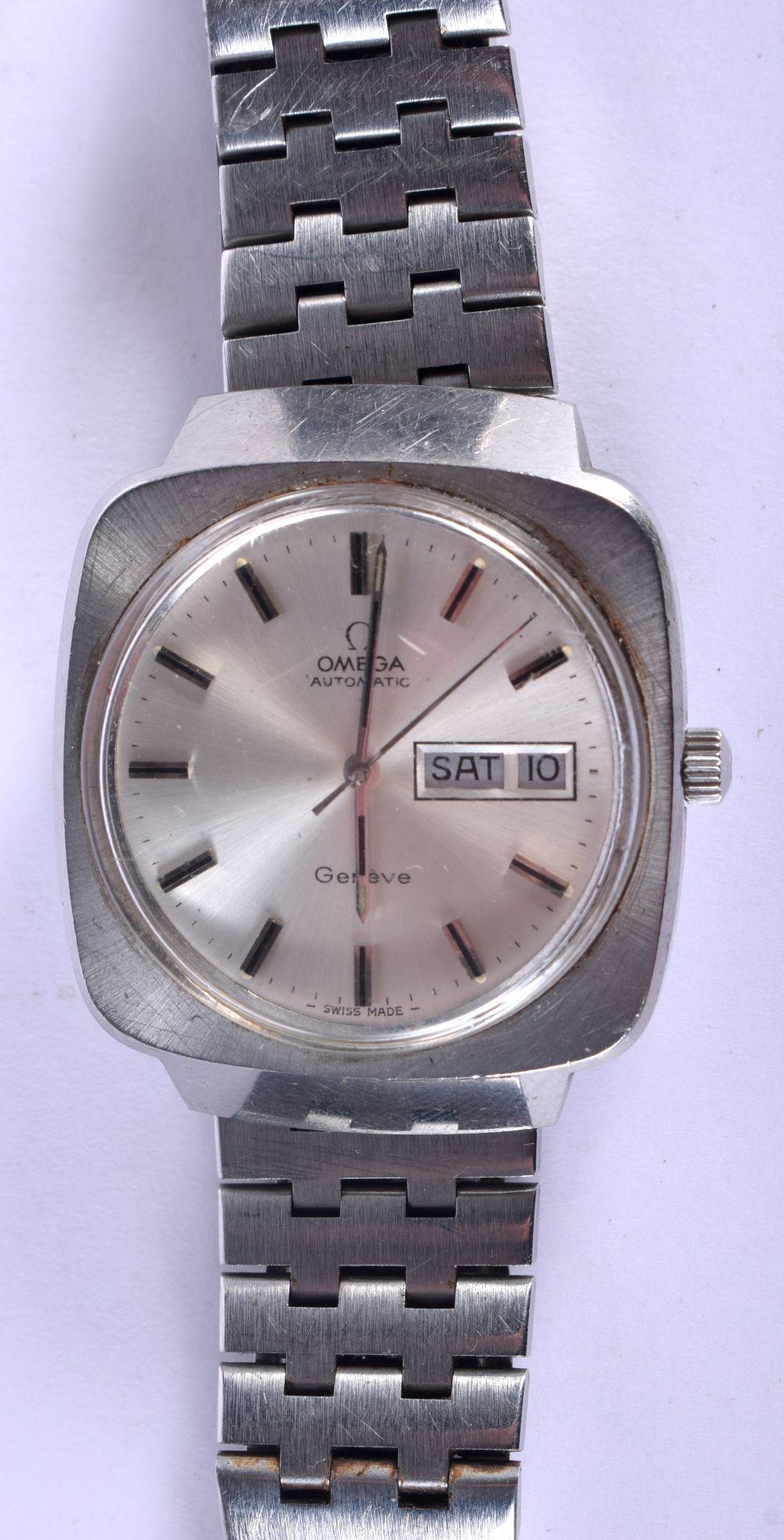 A VINTAGE OMEGA AUTOMATIC WRISTWATCH. 96 grams. 4.5 cm (1 of 3)