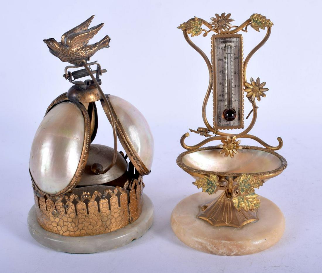 AN ANTIQUE FRENCH PALAIS ROYALE MOTHER OF PEARL (1 of 3)