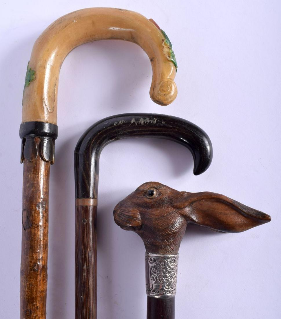 A LATE 19TH CENTURY BAVARIAN BLACK FOREST HARE WALKING (1 of 3)