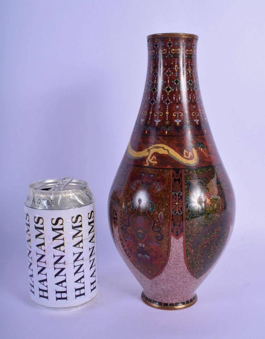 A LATE 19TH CENTURY JAPANESE MEIJI PERIOD CLOISONNE (1 of 4)