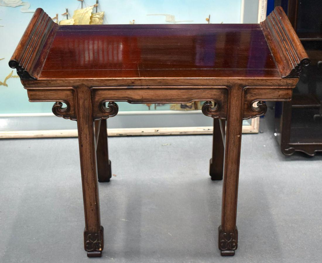 UNUSUAL EARLY C20TH CHINESE HARDWOOD TRAVELLING (1 of 5)