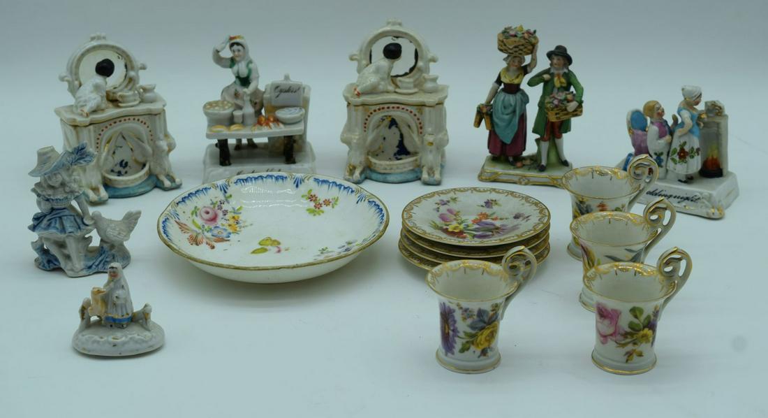 A collection of English  ceramic items , trinket boxes, (1 of 13)