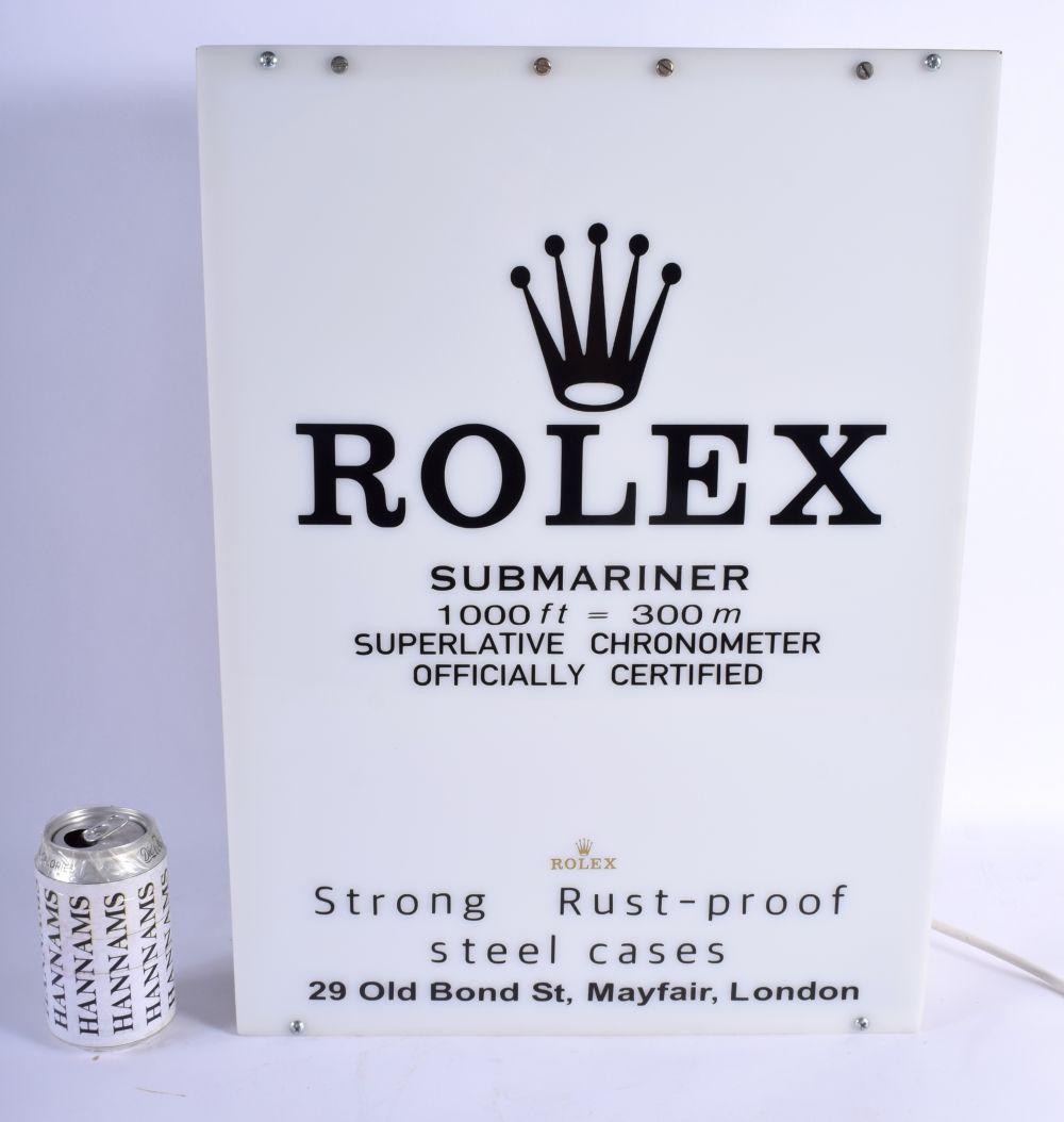 AN UNUSUAL ROLEX SUBMARINER DEALERS SHOP ILLUMINATED (1 of 4)