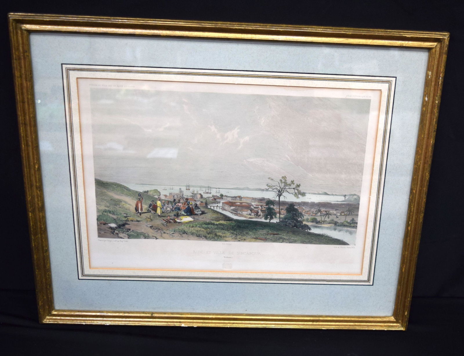 A 19th Century coloured engraving by Eugene Ciceri of (1 of 5)