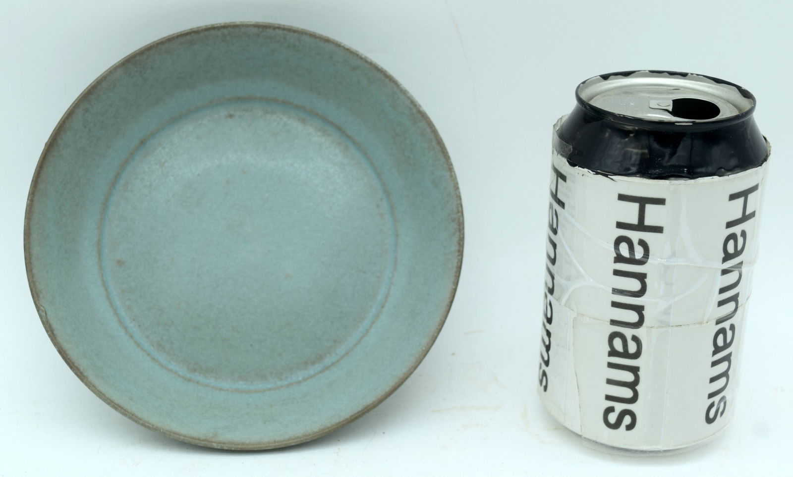 A Chinese porcelain Ru ware bowl. 4 x 15cm (1 of 4)