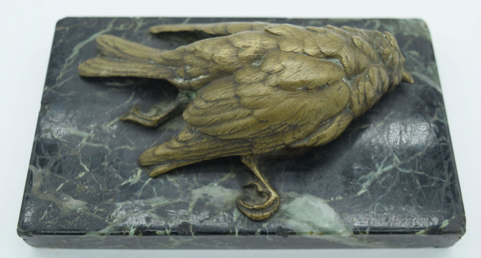 A small bronze bird by Jules Moigniez mounted on a (1 of 3)