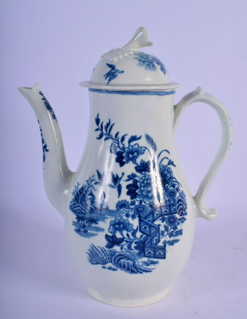 WORCESTER COFFEE POT AND COVER DECORATED IN THE (1 of 4)