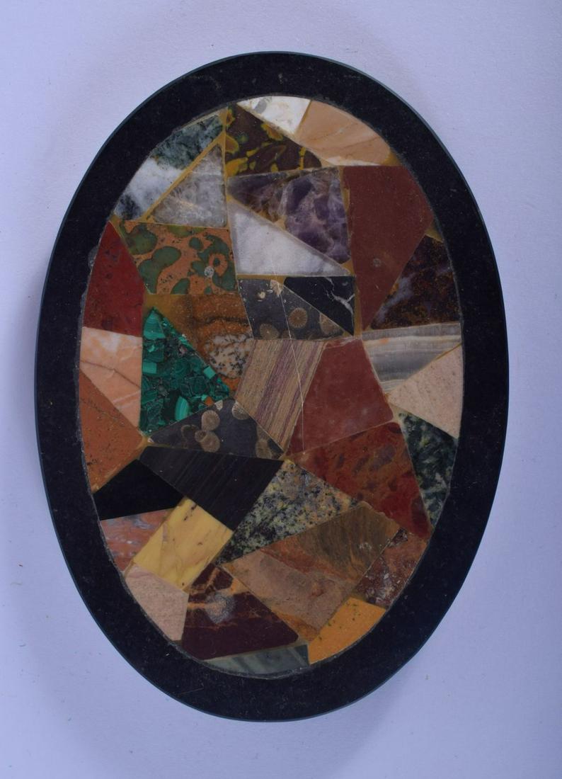 A 19TH CENTURY EUROPEAN GRAND TOUR MIXED HARDSTONE (1 of 2)