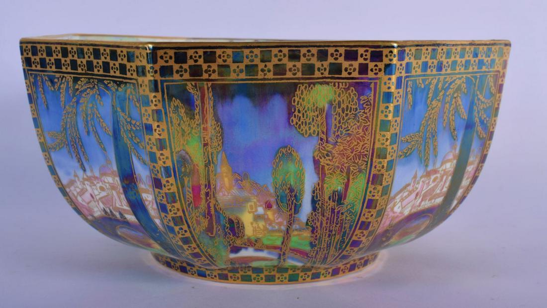A WEDGWOOD FAIRYLAND LUSTRE PORCELAIN BOWL by Daisy: A WEDGWOOD FAIRYLAND LUSTRE PORCELAIN BOWL by Daisy Makeig Jones. 18 cm x 9 cm.