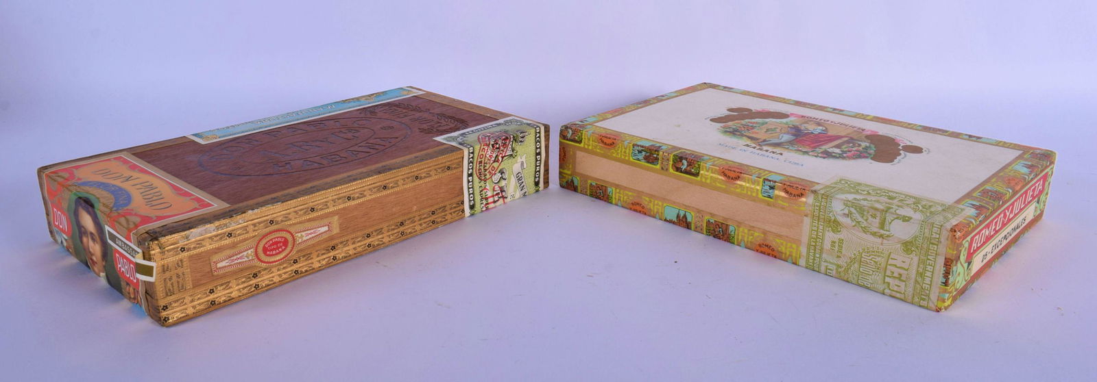 TWO BOXES OF SEALED CUBAN CIGARS Don Pablo A RYC a &