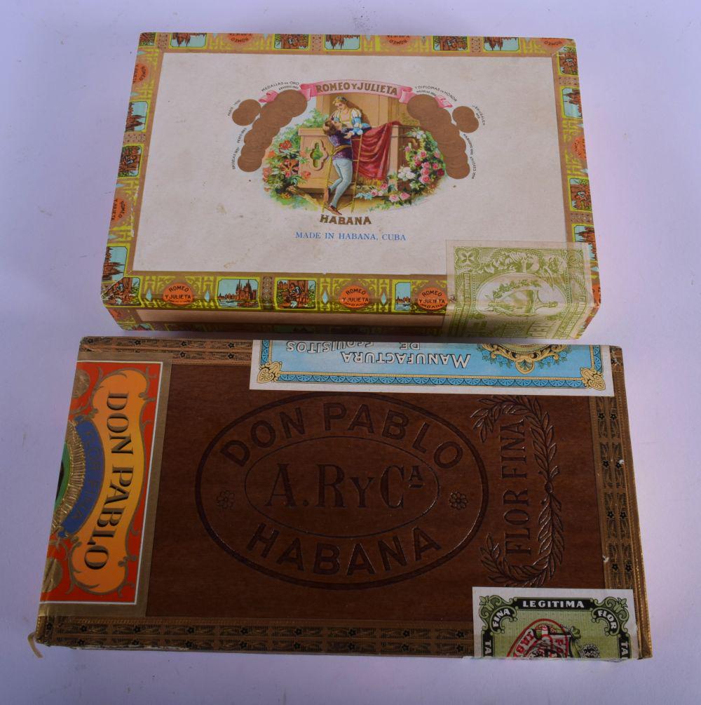 TWO BOXES OF SEALED CUBAN CIGARS Don Pablo A RYC a &