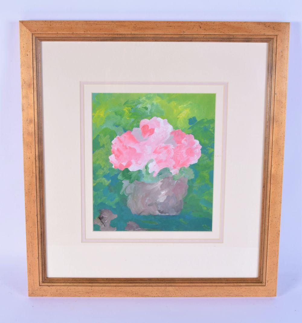 Sharon Gee Framed acrylic on board entitled " summer (1 of 3)