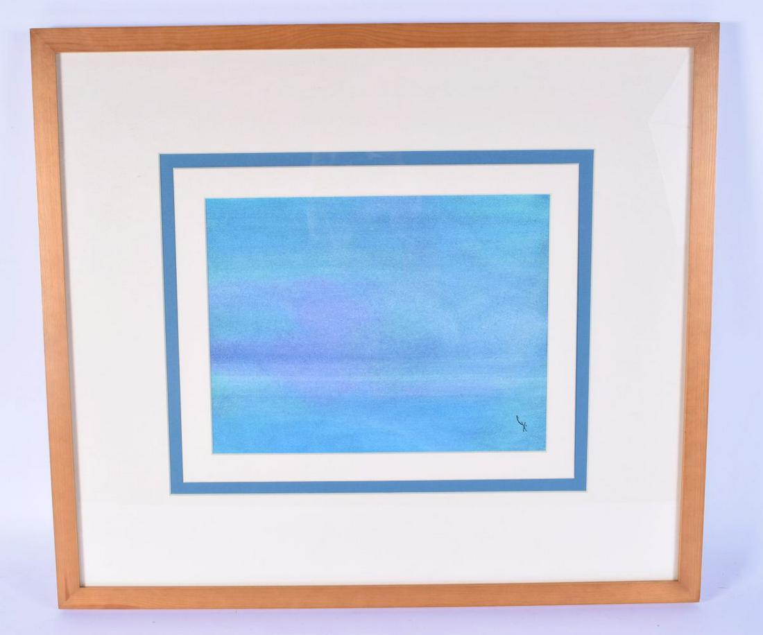 Sharon Gee Framed watercolour on board entitled " Dance: Sharon Gee Framed watercolour on board entitled " Dance of the dolphins " 23 x 30 cm