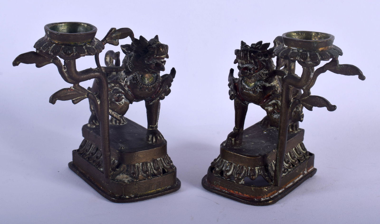 A PAIR OF 19TH CENTURY SOUTH EAST ASIAN BRONZE (1 of 5)