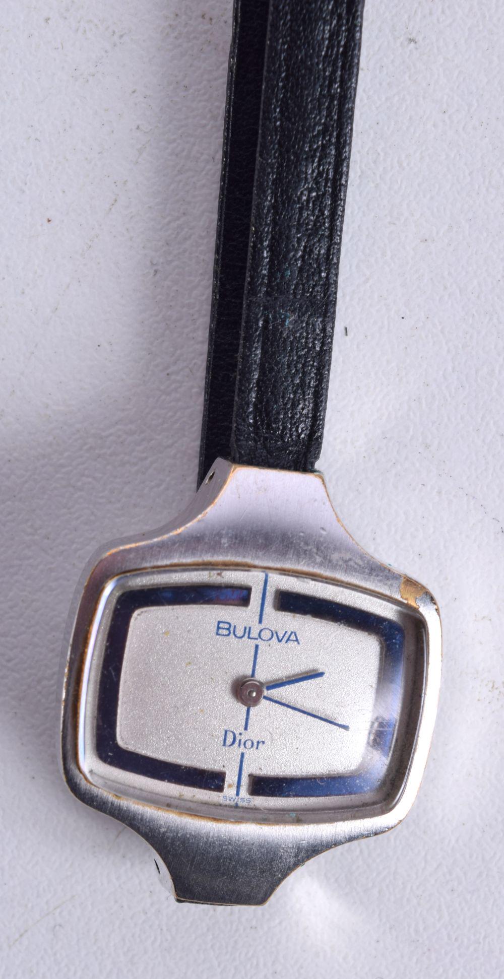 CHRISTIAN DIOR BULOVA WATCH.  Dial 2.2cm incl crown (1 of 3)