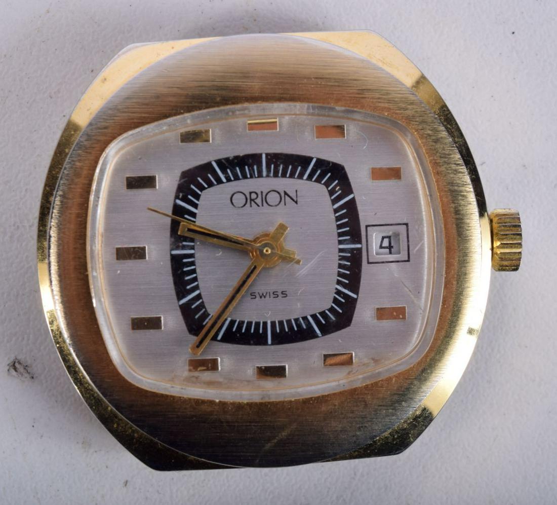 OVER SIZE VINTAGE ORION WATCH.  Dial 4.2cm incl crown (1 of 2)