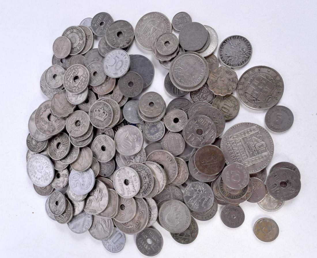 MIXED BAG OF SILVER COINS.  Weight 675g (qty) (1 of 2)