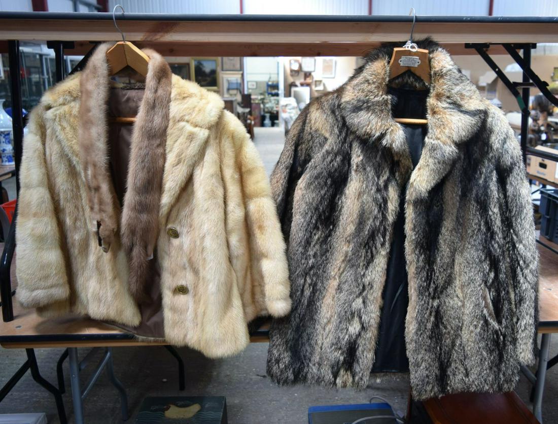 TWO FUR JACKETS. (2) (1 of 7)