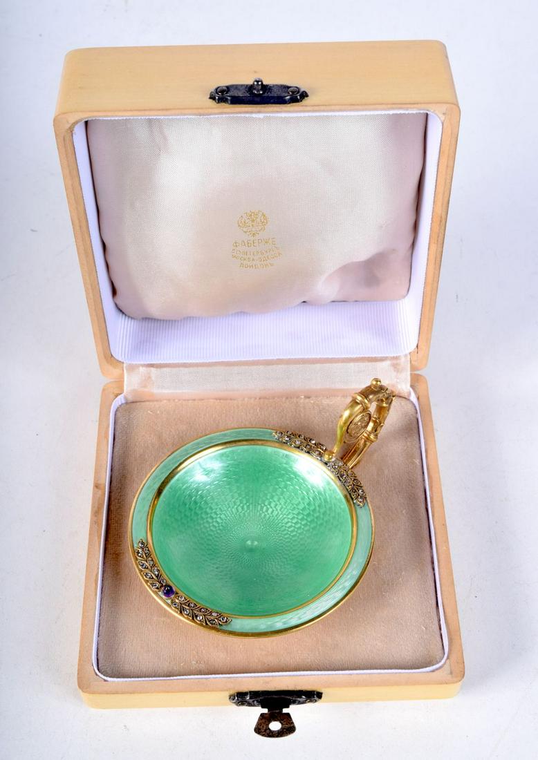 A CONTINENTAL SILVER AND ENAMEL JEWELLED KOVSCH. 61 grams. 10 cm x 7.5 cm. (1 of 5)