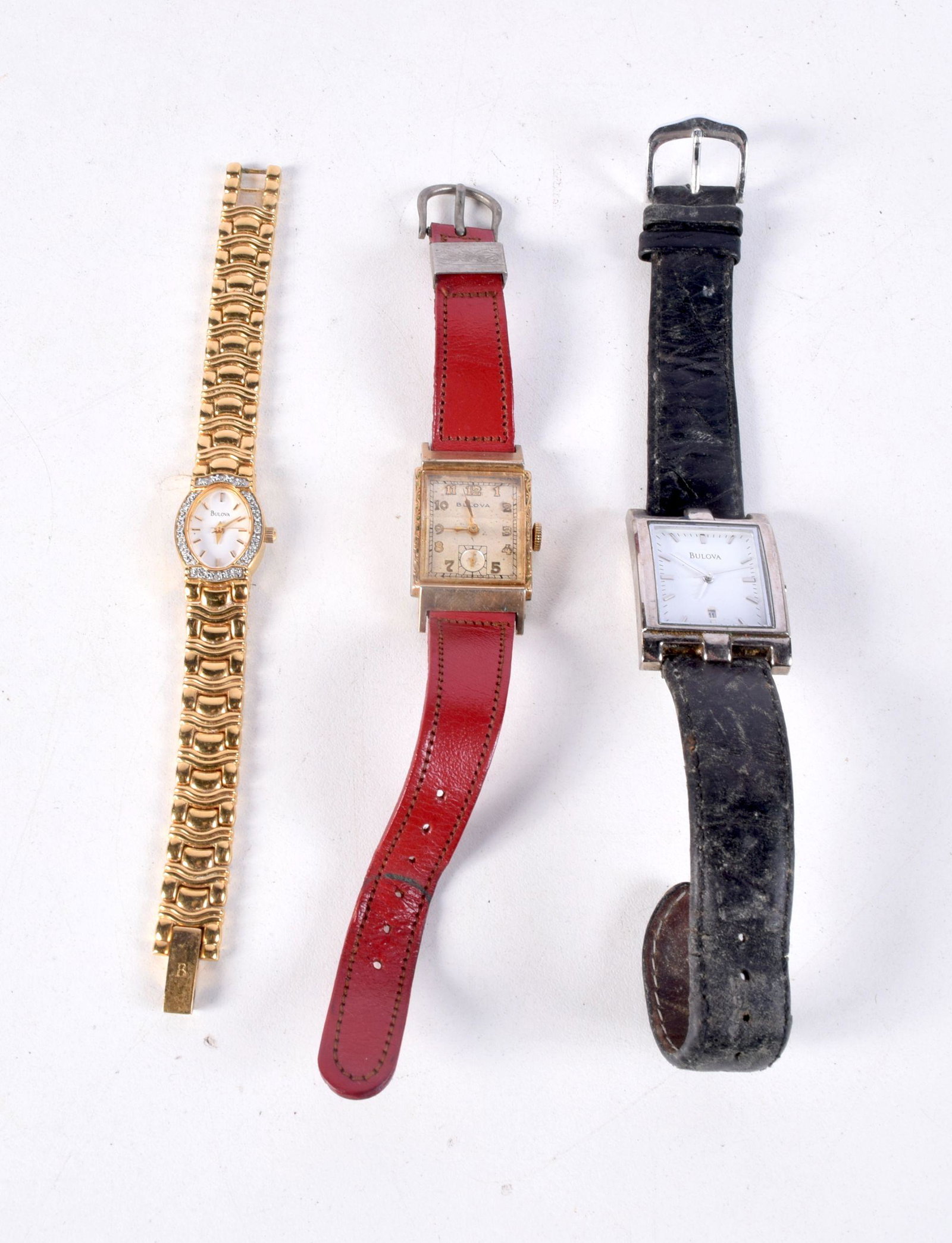 Three Bulova wristwatches (3): Three Bulova wristwatches (3)