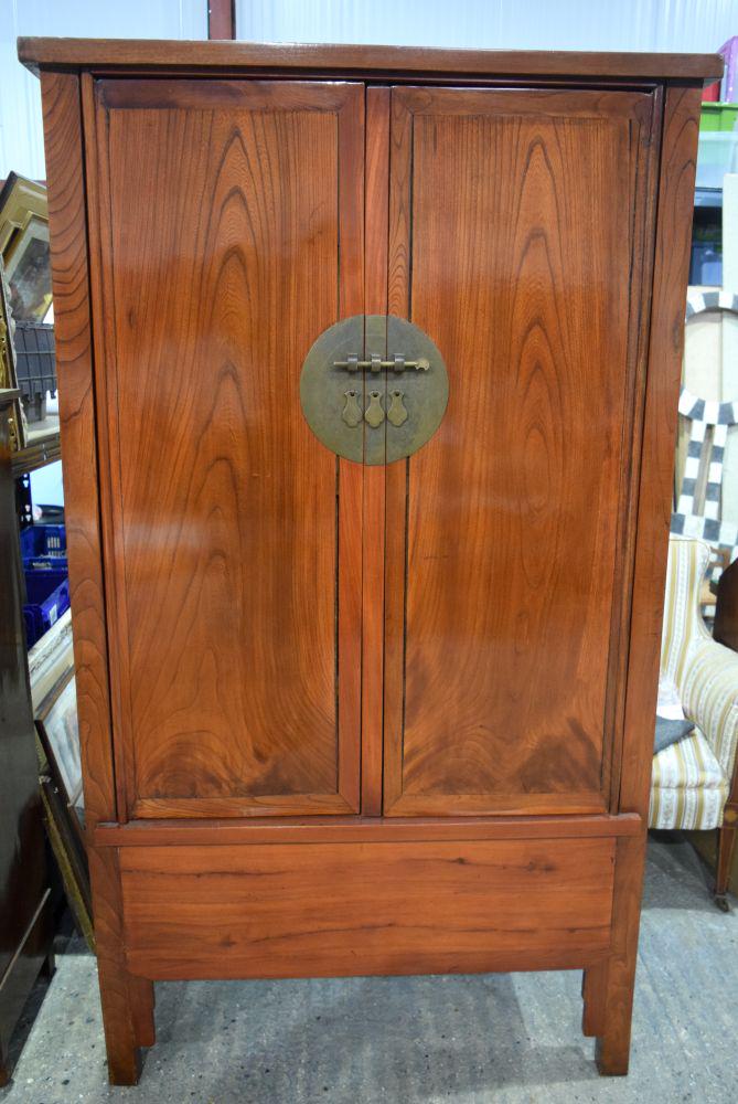 A VERY RARE EARLY 18TH CENTURY CHINESE CUPBOARD, Cedar Wood (Nanmu), Shanxi Province, Yuanjiaogui, o (1 of 5)