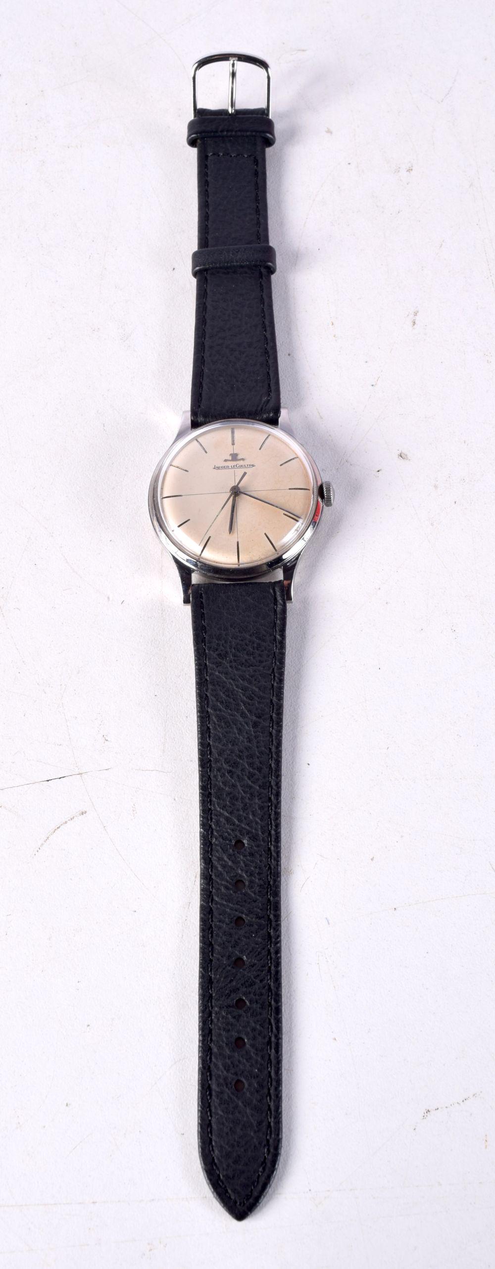 A JAEGER LE COULTRE WATCH.  Dial 3.5cm incl crown (1 of 3)