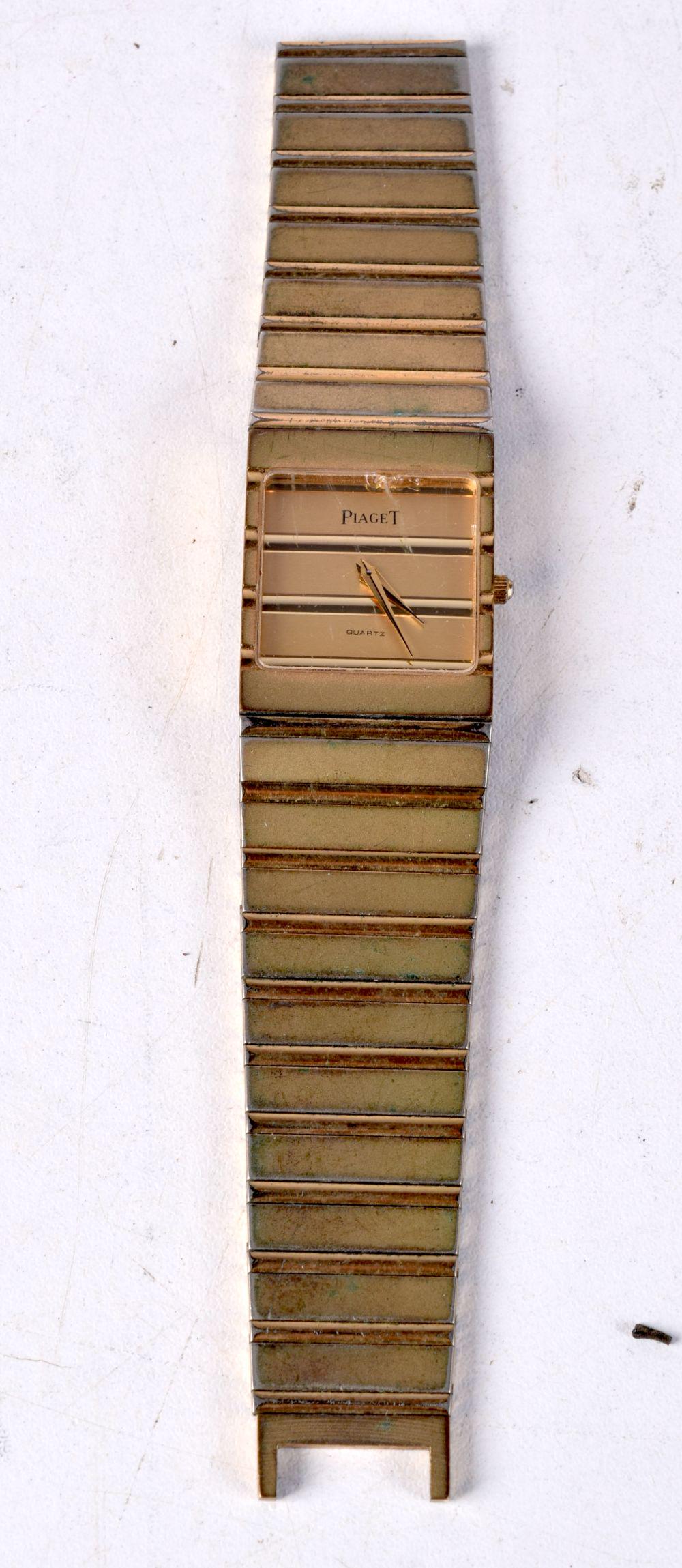 A PIAGET QUARTZ WATCH. Dial 2.7cm incl crown: A PIAGET QUARTZ WATCH. Dial 2.7cm incl crown