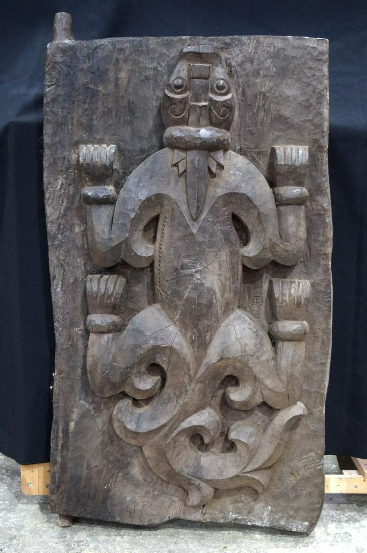 An Indonesian Batak Tribal Granary door 89 x 48 cm (1 of 5)