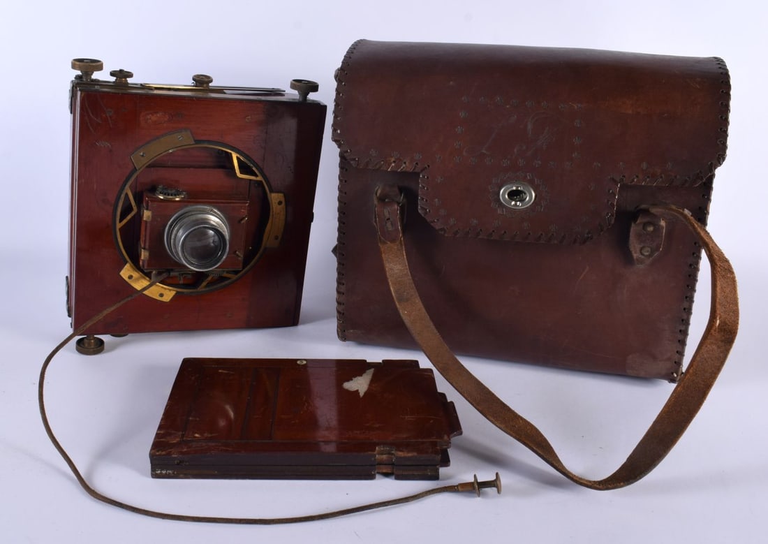 Thornton Pickard Antique Camera. 30 cm x 27 cm. (1 of 5)