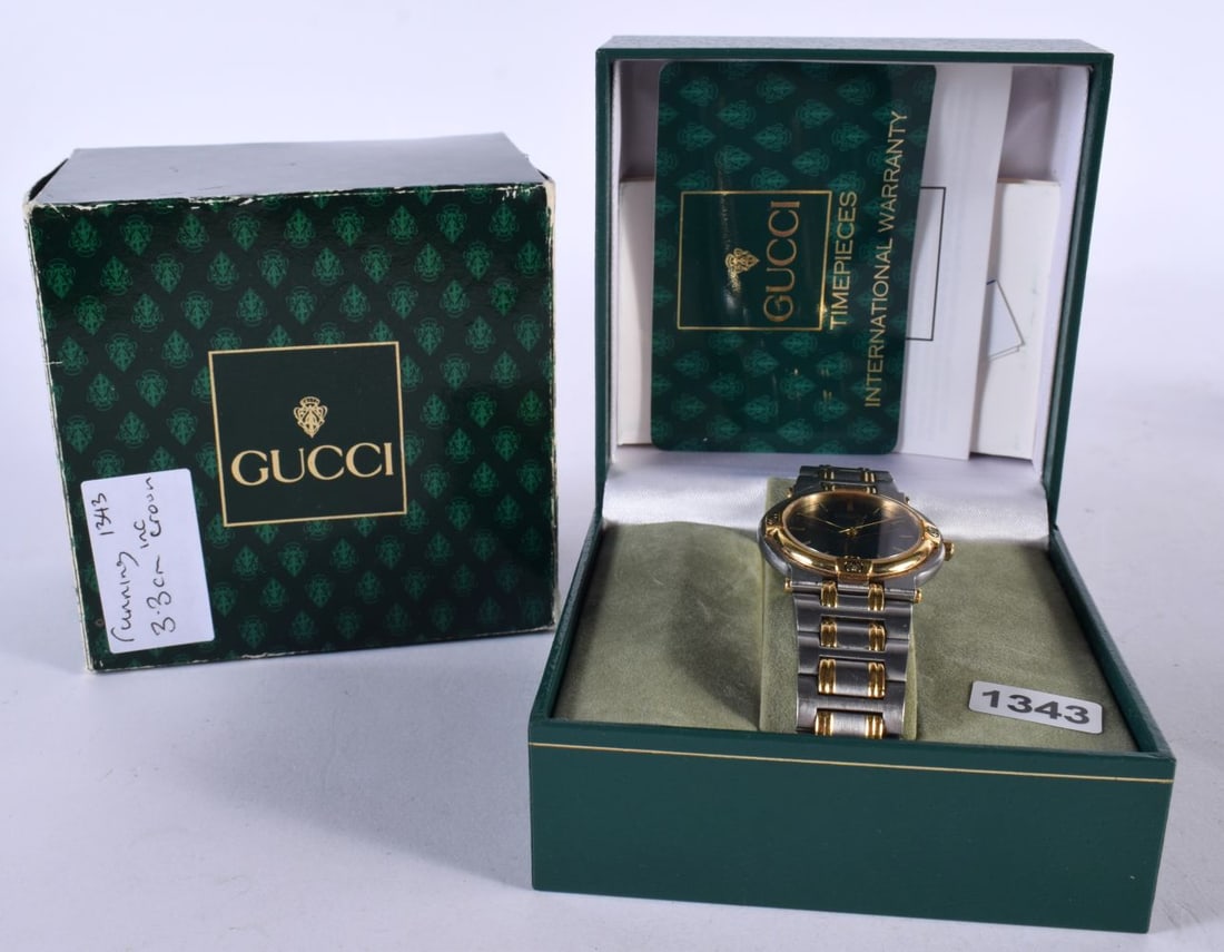 Gucci Men's Watch 9000M.  Dial 3.3cm (incl crown), working (1 of 6)