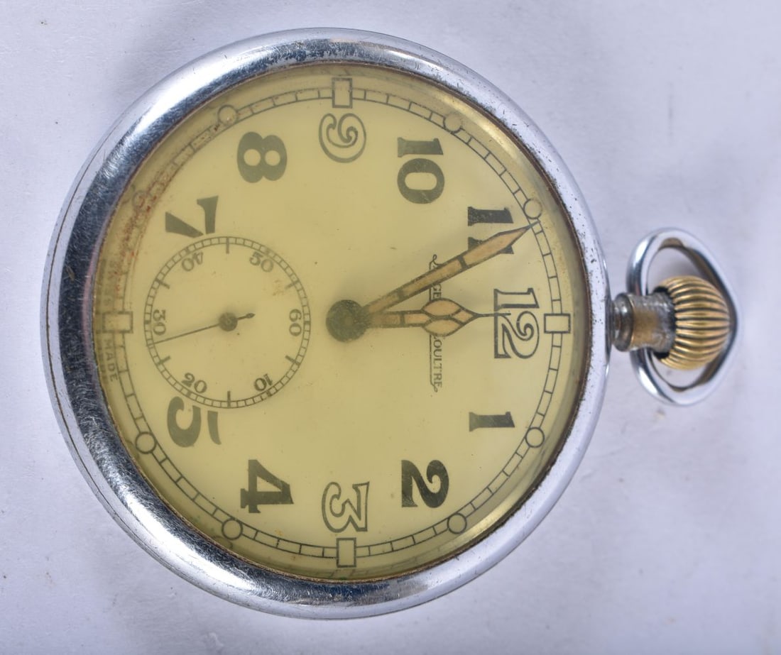 Jaeger LeCoultre Military 6E/50 Pocket Watch.Dial 5.1cm, working (1 of 2)