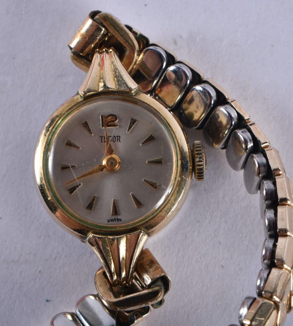 Womens Tudor by Rolex Gold Tone Vintage Watch Hand-Wind Working. 1.75 cm wide inc crown. (1 of 4)