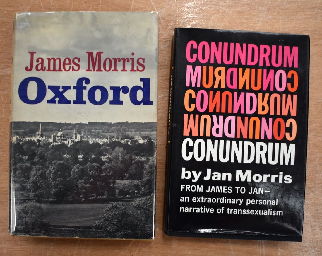 Oxford by James Morris First Edition.? Front is by John Piper.? Published 1965 together with Conundr: Oxford by James Morris First Edition.? Front is by John Piper.? Published 1965 together with Conundrum by Jan Morris First Edition Second Printing.? Published New York 1974 (2)