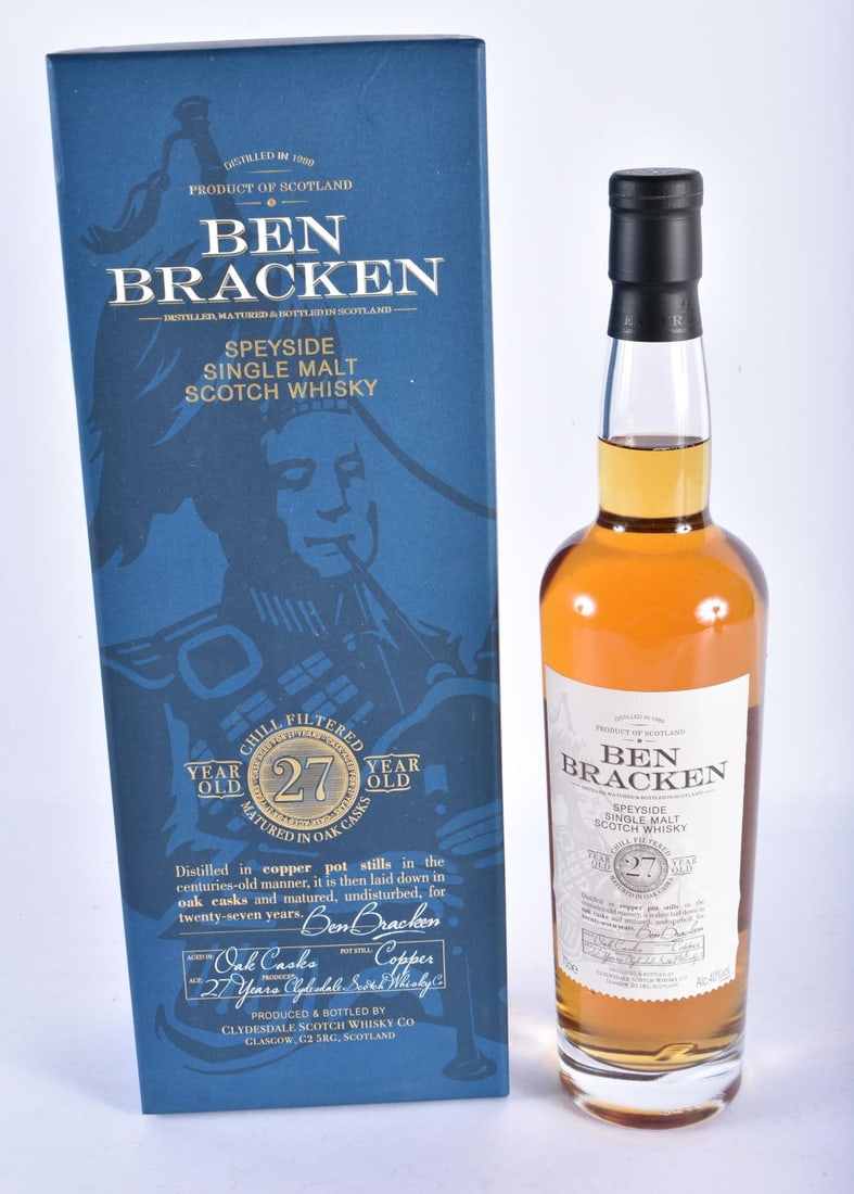 BEN BRACKEN 27 YEAR OLD SINGLE MALT. (1 of 5)