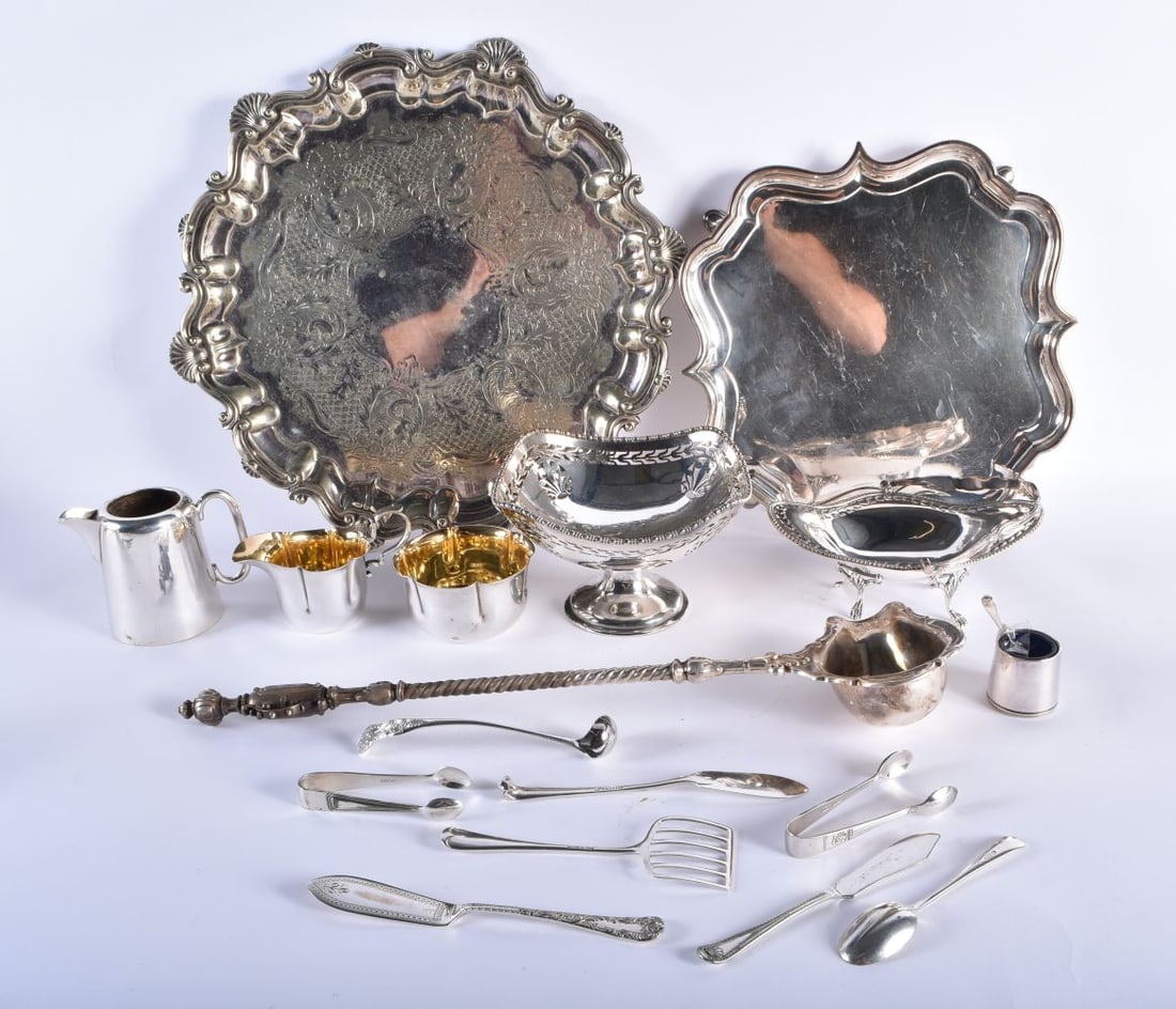 SILVER PLATED WARES. (qty) (1 of 13)