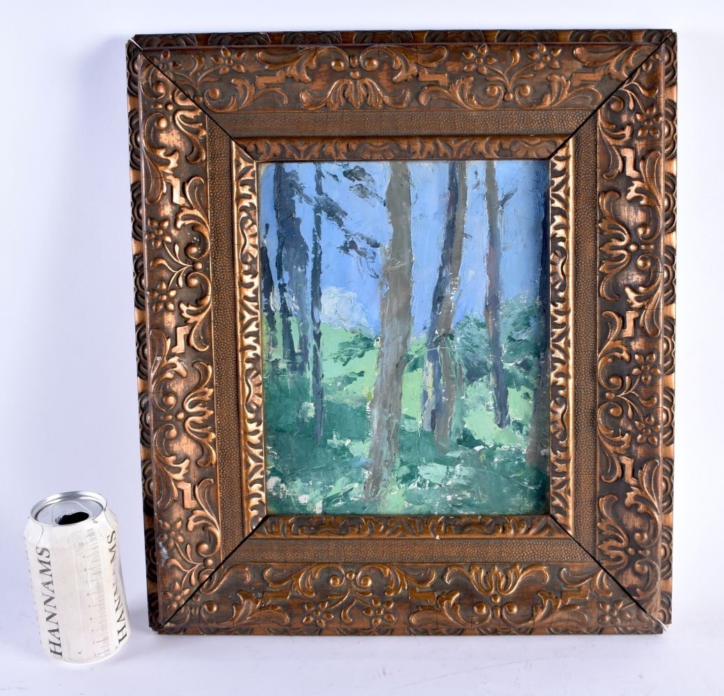 English School (19th Century) Oil, Abstract landscape. 48 cm x 38 cm. (1 of 6)