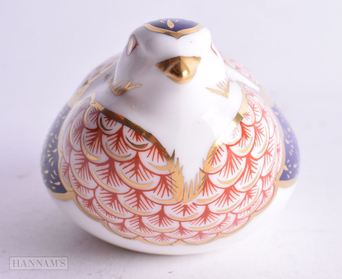 Royal Crown Derby Quail. 6.5cm High Royal Crown Derby Quail. 6.5cm High