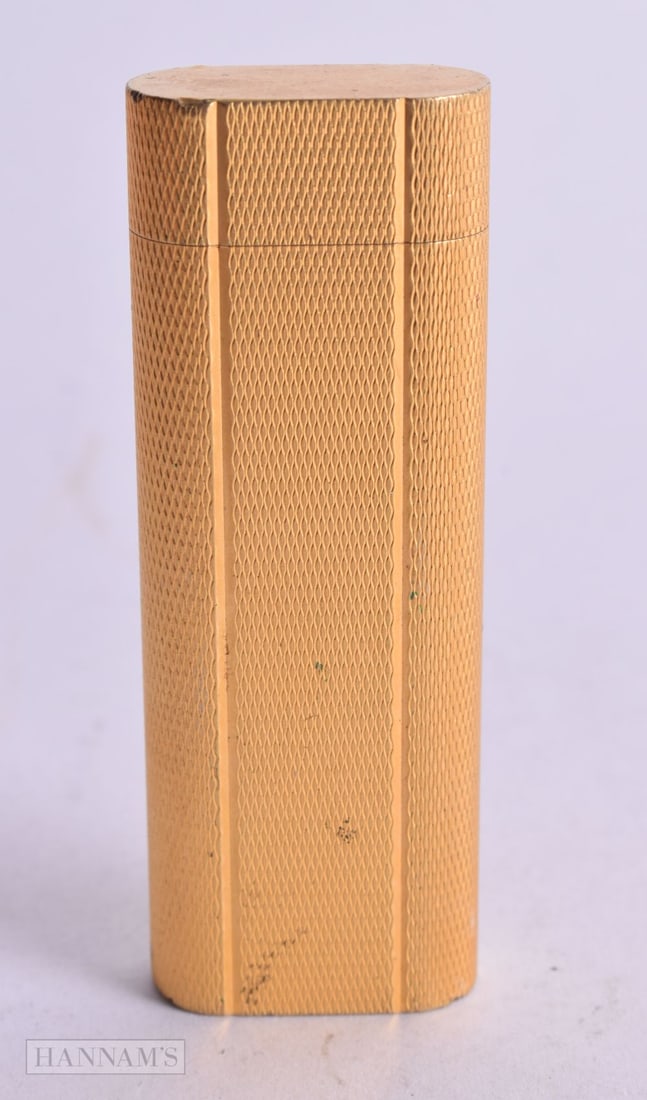 Cartier Pocket Lighter Gold Plated Tone. 7 cm high. (1 of 4)