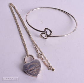 Collection of Sterling Silver Tiffany & Co Jewellery inc. Elsa Peretti x 2 17g. (2) (1 of 2)
