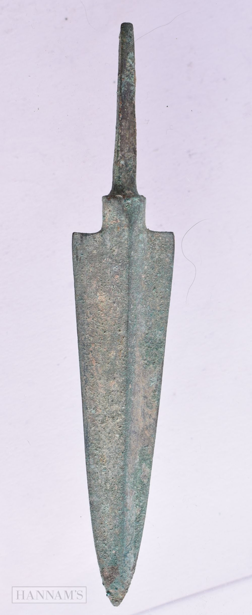 AN ANCIENT PERSIAN BRONZE ARROWHEAD.  CA 900 BC from Iran, Length 11cm, weight 22.72g (1 of 3)