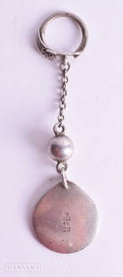 A DANISH GEORGE JENSEN SILVER CLIP. 22 grams. 9.75 cm x 2.75 cm.: A DANISH GEORGE JENSEN SILVER CLIP. 22 grams. 9.75 cm x 2.75 cm.