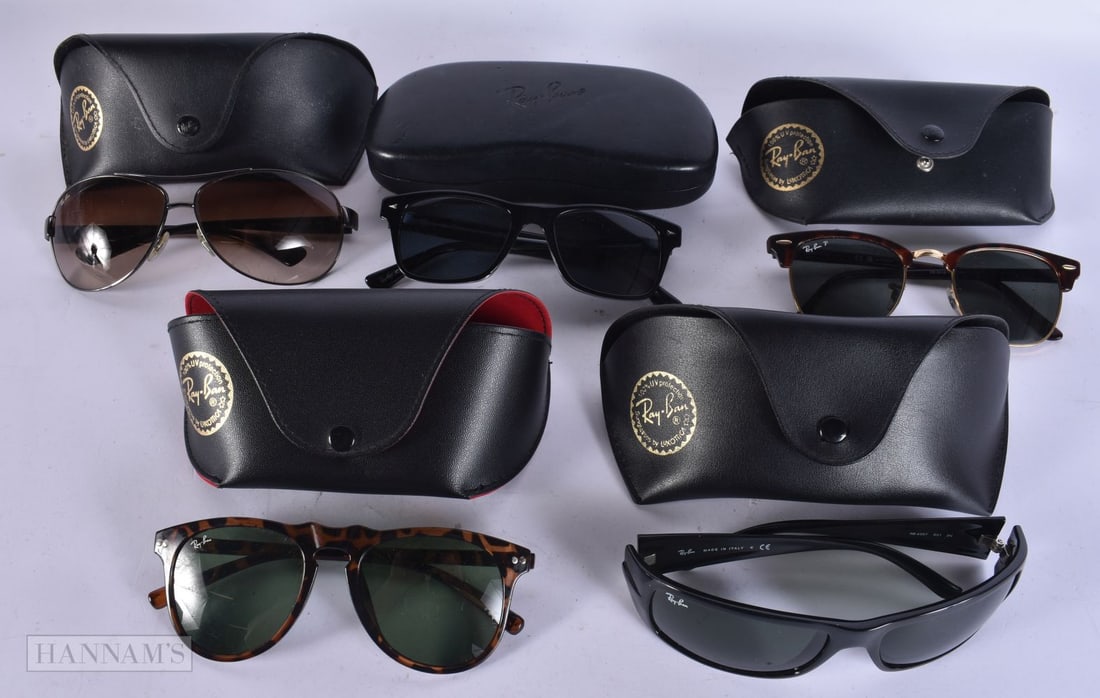 Ray Bans Designer Sunglasses / Glasses Inc Cases Clubmaster Polarized Etc. (5): Ray Bans Designer Sunglasses / Glasses Inc Cases Clubmaster Polarized Etc. (5)